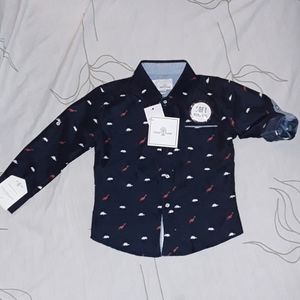 Craft + flow toddler boys donosaur dress shirt